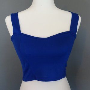 Royal Blue Crop Top